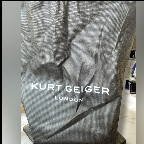 New Kurt Geiger London Shoreditch Denim/Leather Shoulder Bag With Mirror Studded - Picture 13 of 16